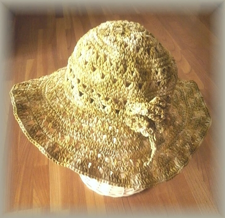 ◆和紙の夏帽子◆