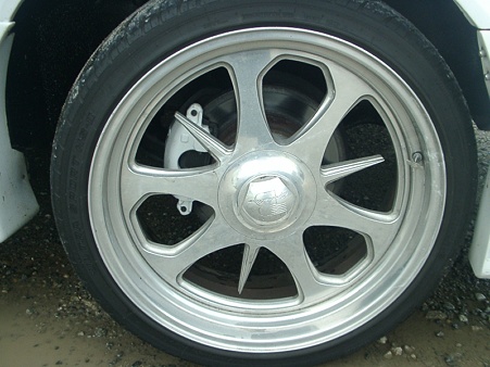 フロントホイール+20インチ(キャリパー白塗)