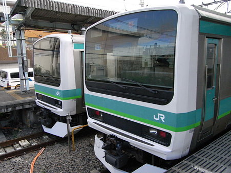 E231系常磐線(取手駅)