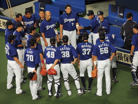 波留コーチ熱弁中。
