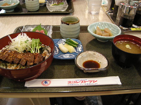 0922有磯海SA氷見牛ステーキ丼は美味！