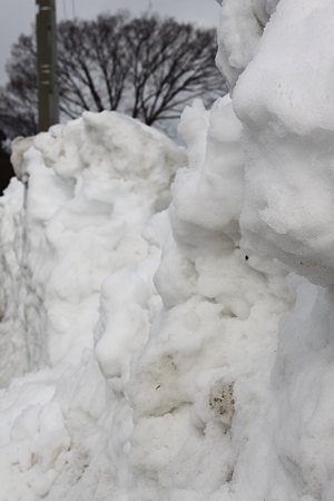 かみさんの実家から雪景色