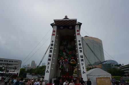 10 2014年 博多祇園山笠 福岡ドーム 飾り山笠 常勝玄界鷹 (3)