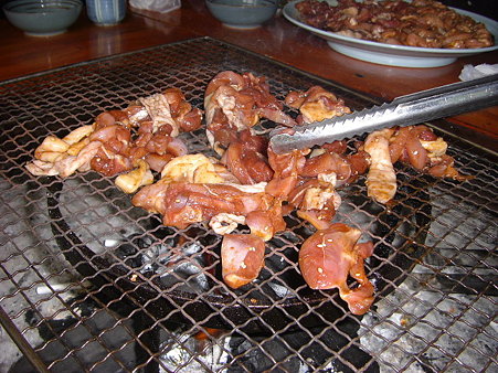 肉 投入!