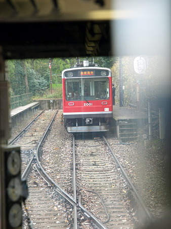 箱根登山電車の車窓(大平台駅→宮ノ下駅)5