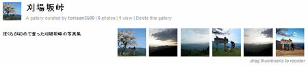 Flickrに「ギャラリー」機能登場