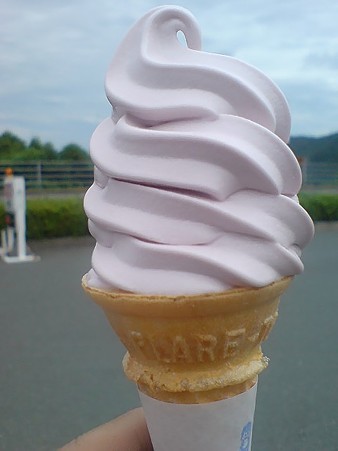 紅芋ソフトクリーム