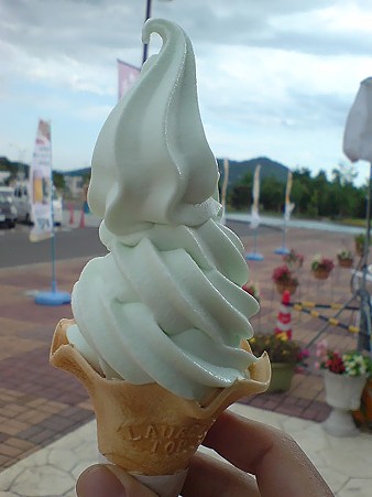 マスカットソフトクリーム