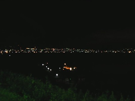 諏訪湖SAからの夜景