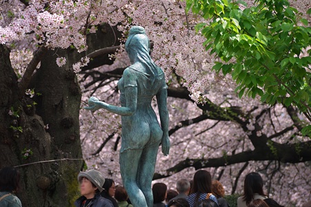 2011.04.11　皇居　千鳥ヶ淵緑道　桃花流水