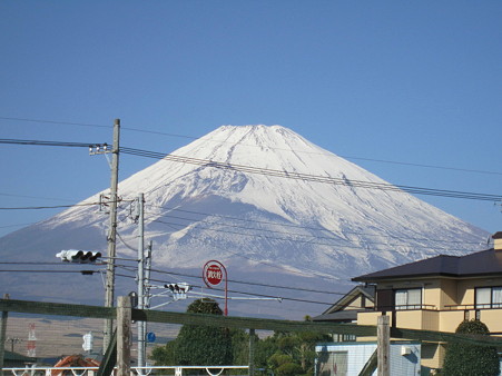 御殿場から見る富士山
