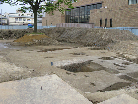 長岡城 - 06厚生会館跡地再開発発掘中