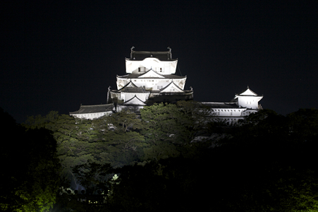 姫路城の夜景・シロトピア公園から - 1