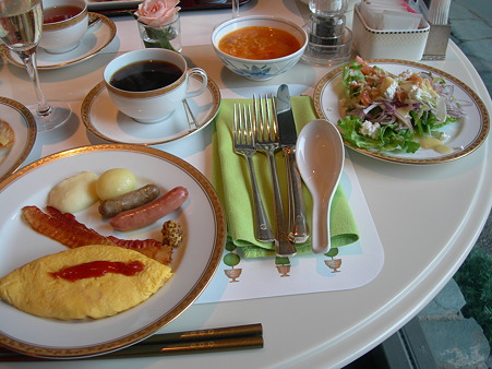 ホテルオークラ東京 テラスレストラン 朝食