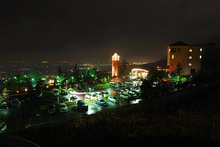 笛吹川フルーツ公園夜景